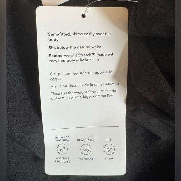 NWT New ATHLETA All Day Skort Skirt Short Combo Black 6 - Picture 7 of 9